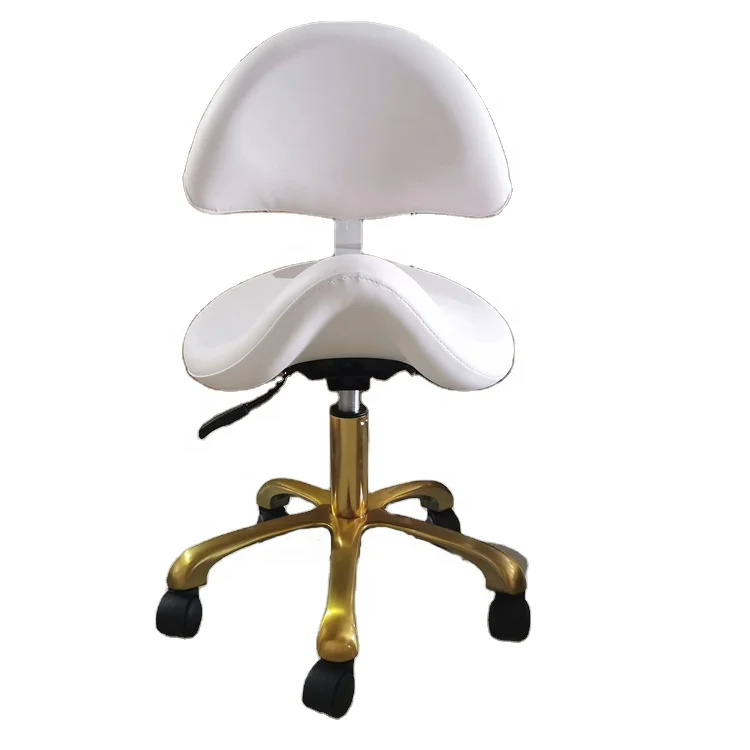 Kisen Foshan Factory Salon Furniture Equipment pink Black Brown White Pedicure Stool Technician Master Chair for