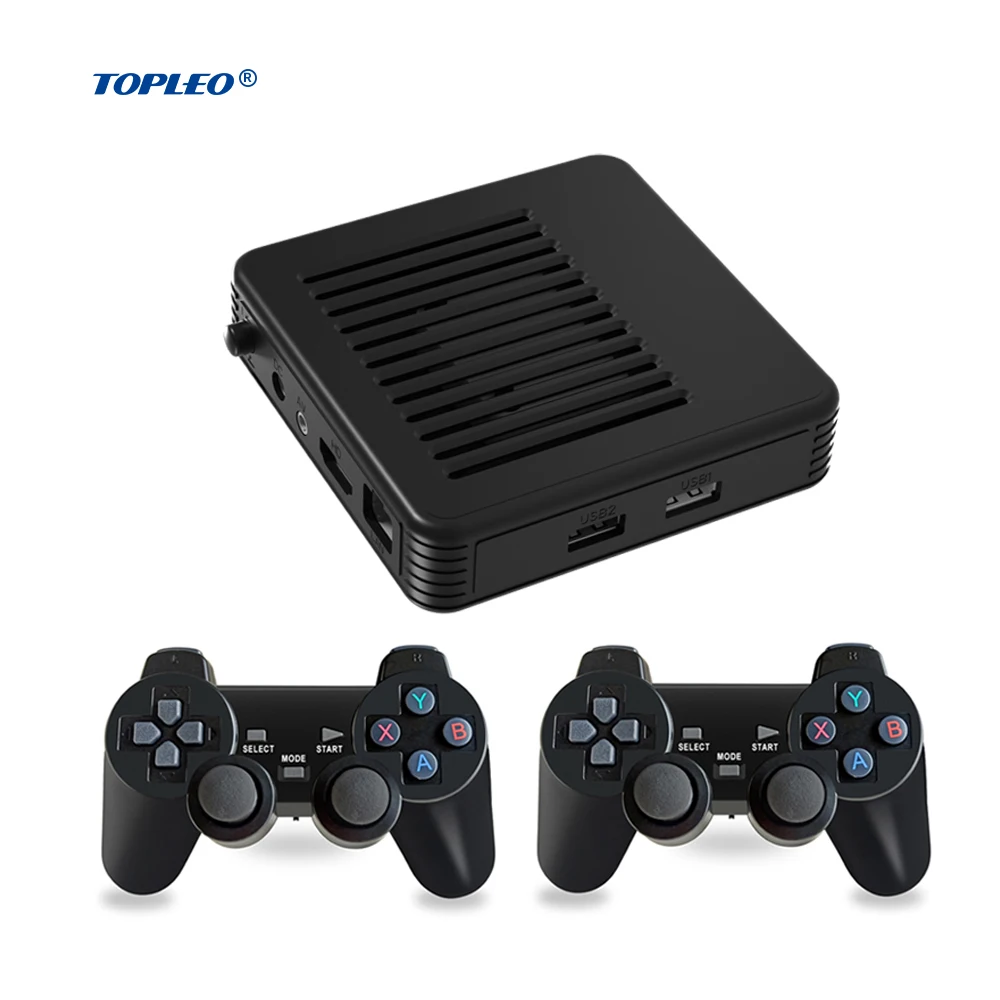 Topleo 128gb Game box system searchable archive portable game console retro box handheld video game consoles
