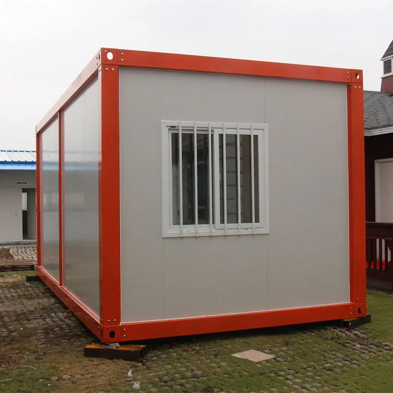 Heat Sound Insulated 20 Square Eps Cement Fast Build Sandwich Panel Prefab Mobile Container  House For Vacation And Leisure