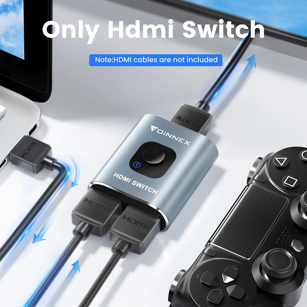 FOINNEX 4k 30Hz hdmi converter hdmi switcher converter hdmi for laptop desktop ps3 ps4