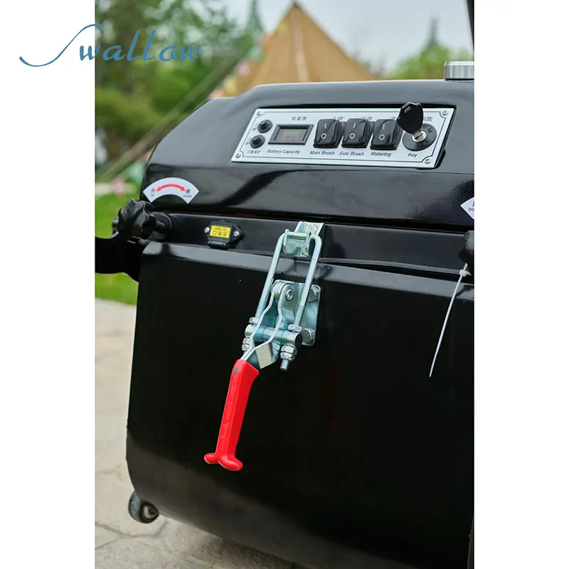 Top Quality Industrial Floor Triple Brooms Outdoor Hand Push Floor Sweepers