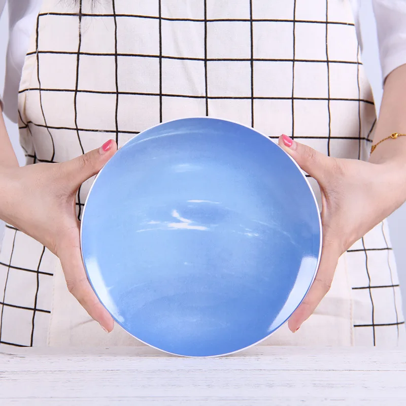 Creative Home Living Room Wall Decoration Nordic Modern Ceramic Space Planet Wall Hanging Decor Plate