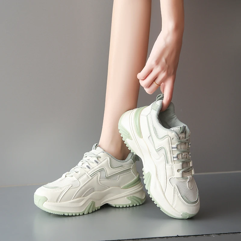 2023  Wholesale Eva Mesh Zapatillas Tenis Mujer Fashion Chunky Shoes Sneakers For Women And Ladies