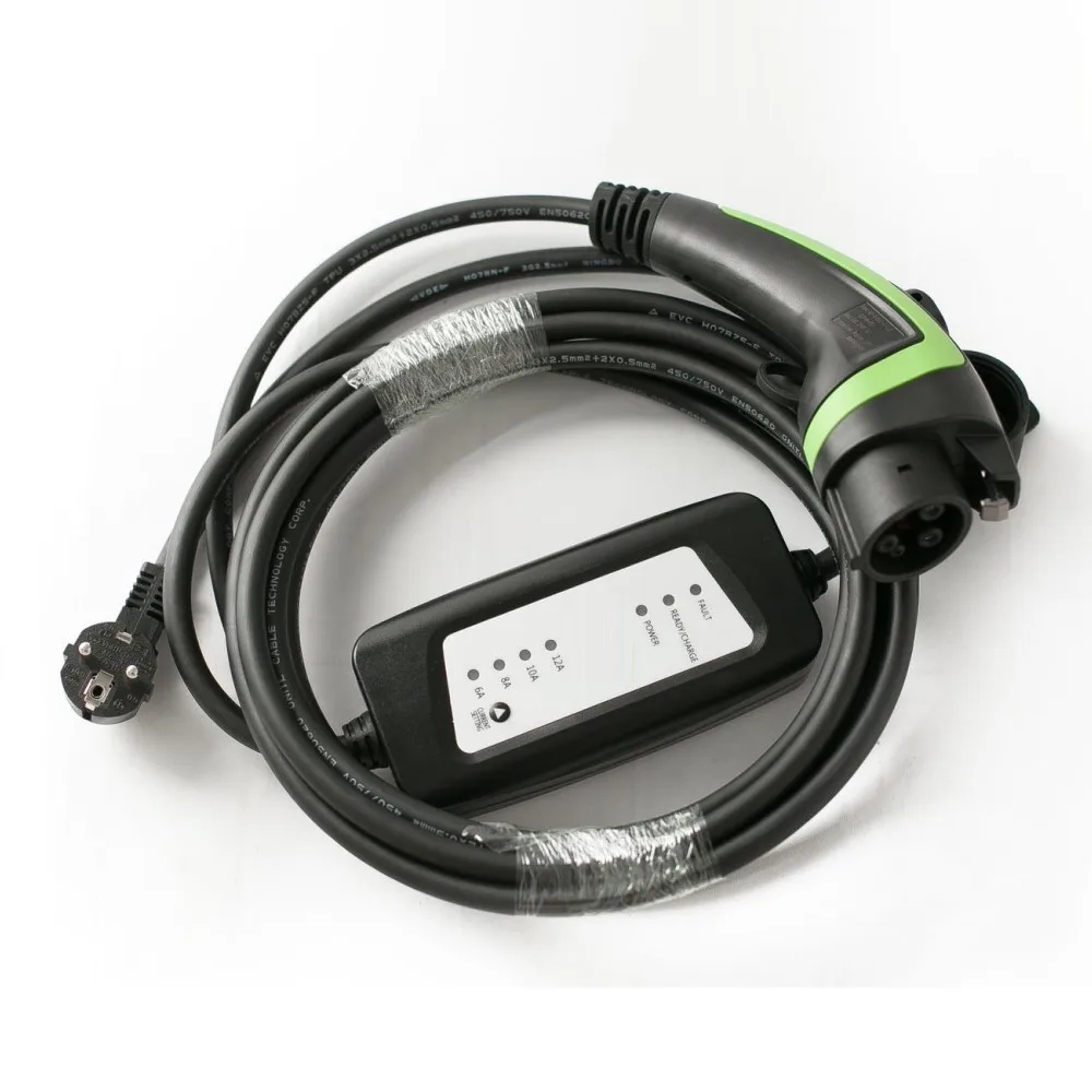 WEEYU IEC 62196 Charging Station 3.5KW  Portable EV Charger for EVs home charging