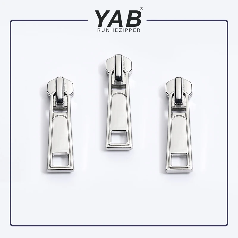 YAB Manufacture Wholesale Auto Lock Customized Size Zipper Metal Slider Puller