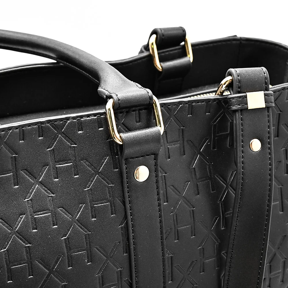 Customize  Deboss Logo Black Microfiber Vegan Leather DSLR Lens Camera Bag for Photography