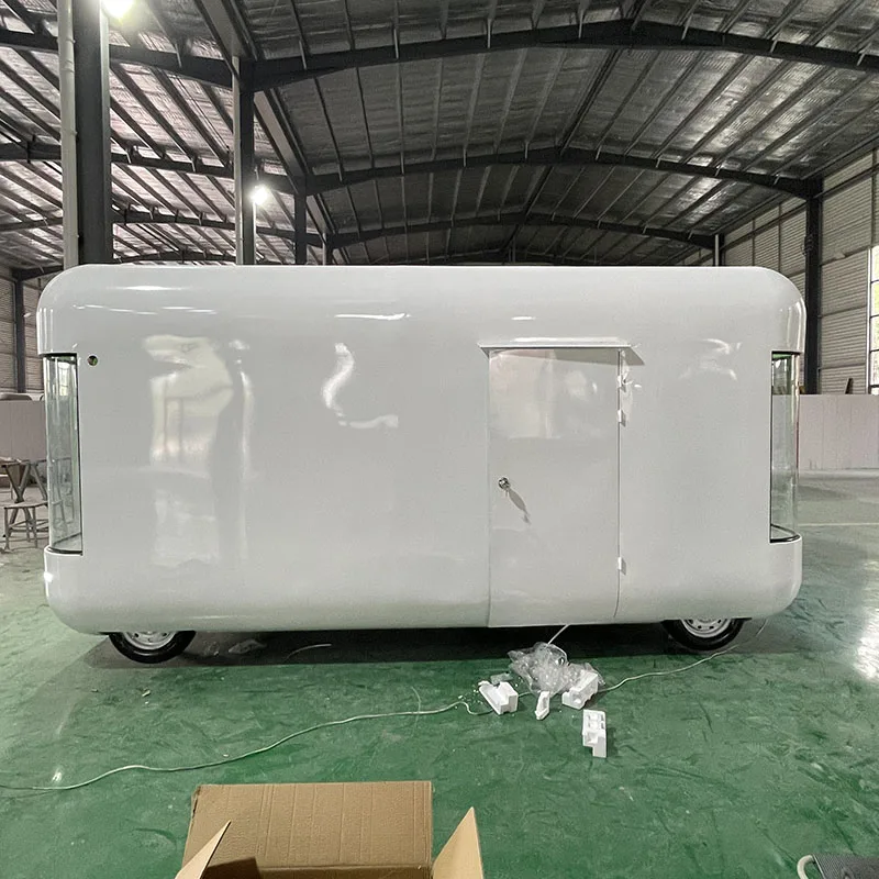 Горячая распродажа коммерческий фургон для еды Airstream концессионный уличный мобильный грузовик тележка быстрая пицца хот-дог трейлер продажи США
