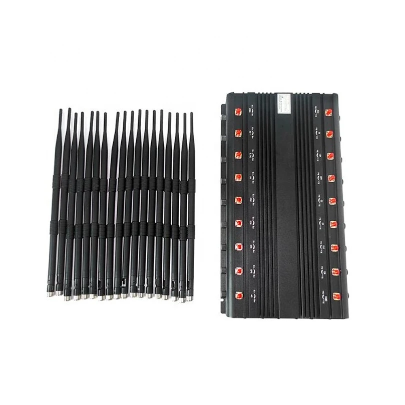 18-Way High-Power Desktop 18 channels GPS VHF UHF GSM CDMA LTE 2G 3G 4G 5G Lojack Signal Detector