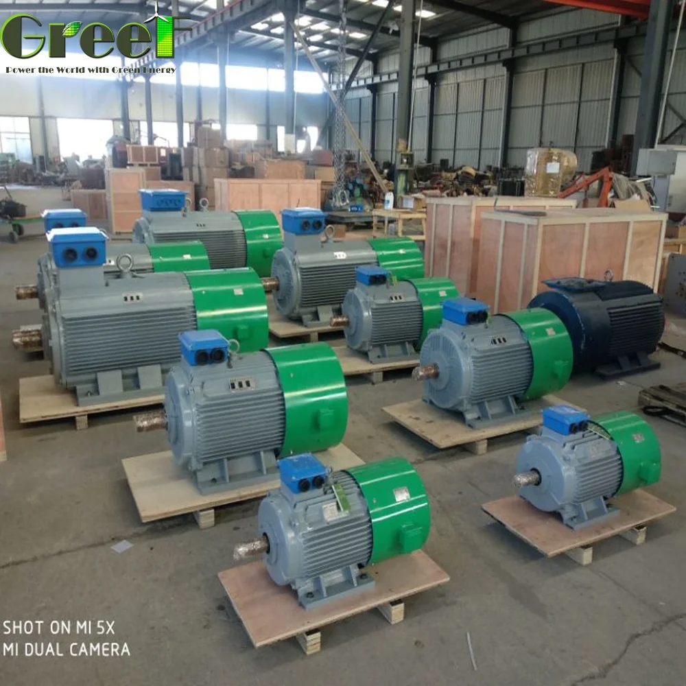 20kW 120/240 вольт низкоскоростной генератор постоянного магнита для гидроэнергии