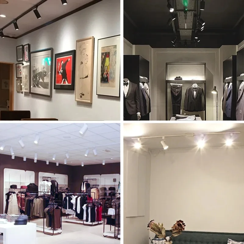 HUAYI New Product COB Linear Magnetic 15watt 20watt 25watt 30watt 35watt 40watt LED Track Light