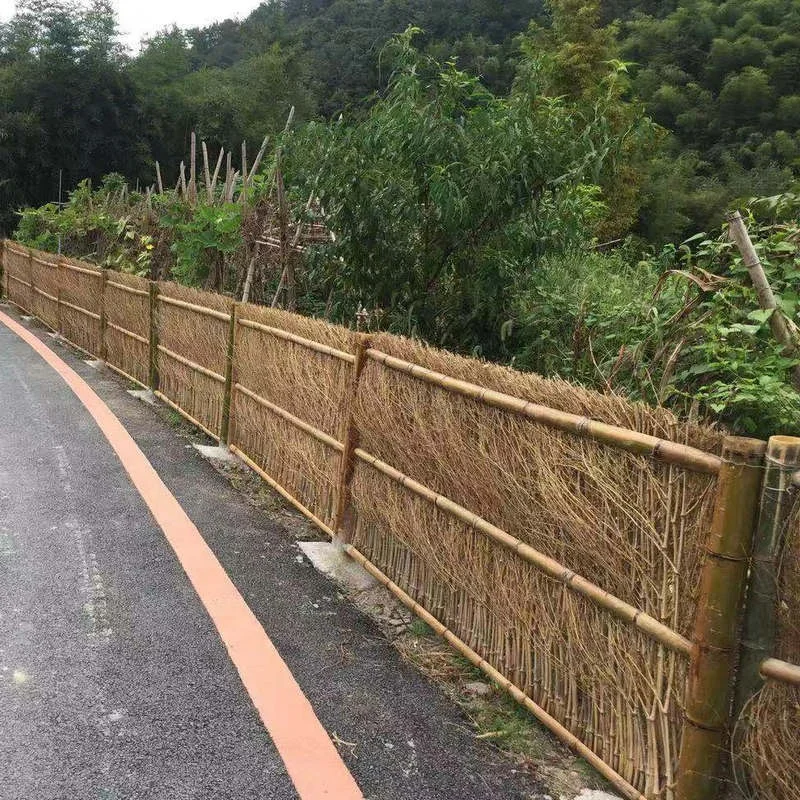 Садовое украшение газон ограждение из бамбуковых семян веток вереска забор из Китая