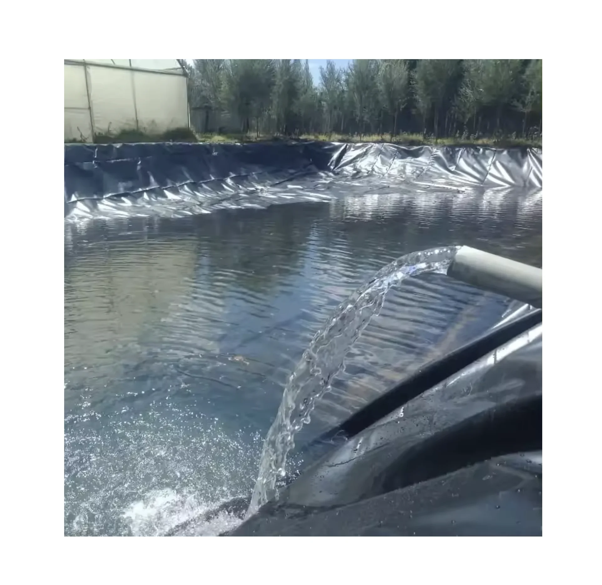 Геомембраны из полиэтилена HDPE пластиковые для подводки 0,5 мм 0,75 мм 1,0 мм 1,5 мм 2,0 мм для добычи различных размеров