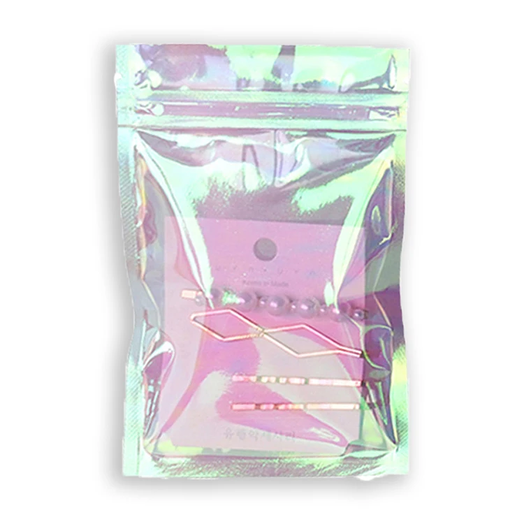 Logo Printer Childproof Zip Small Plastic Jewelry Packing Produce Bags For Small Business On Plastics Bag