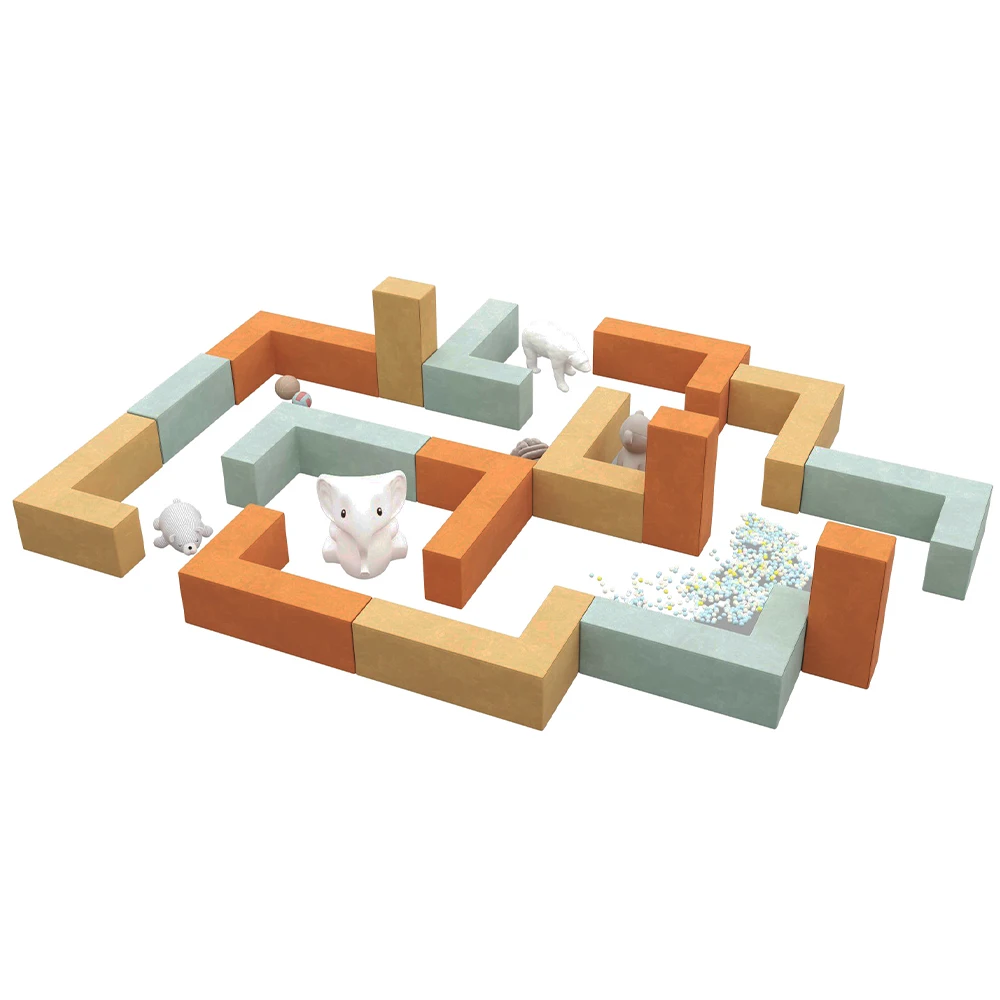 Funny Parent-child Sofa Playroom Modern Kids Play Couch Modular Safety Sectional Couch