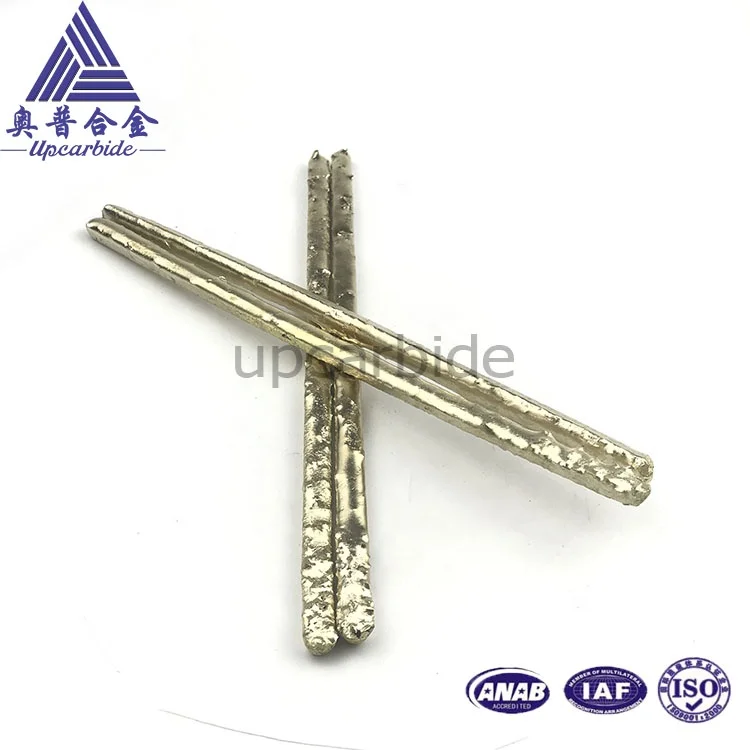 Hardfacing YD Copper Tungsten Carbide Composite  Rods Copper Or Nickel  Cemented Carbide Composite Welding Rods