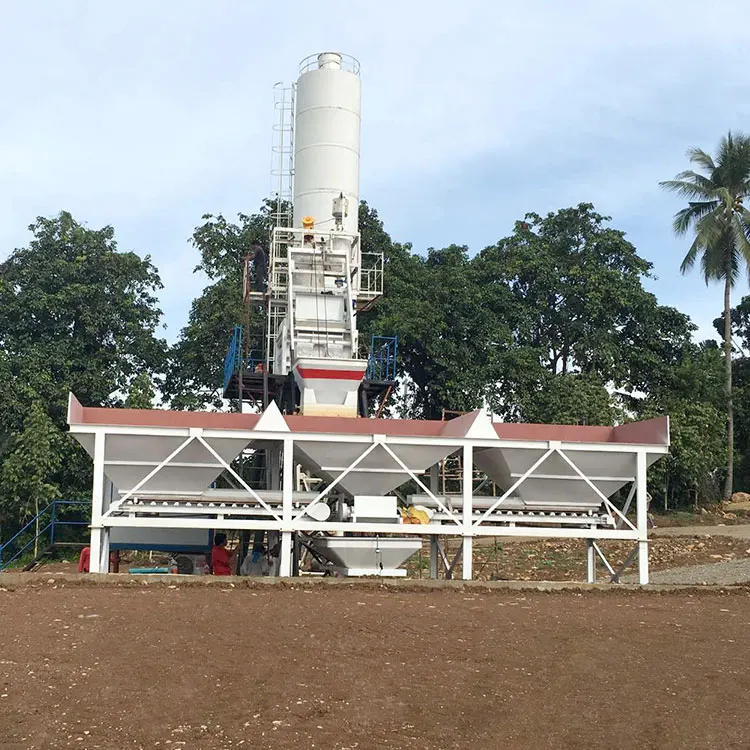 New wet ready mixed concrete batching plant trailer concrete mixing plant with price