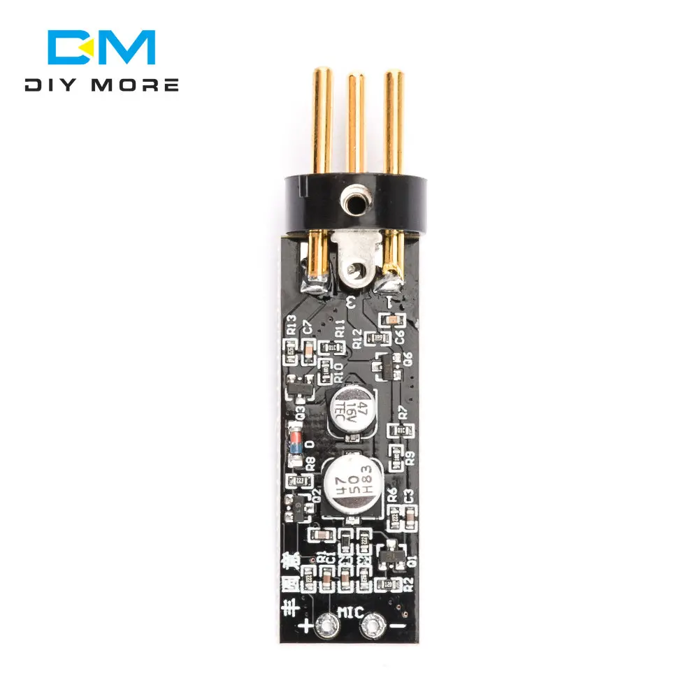 Microphone Amplifier Board 48V Phantom Power Electret Condenser Electret Capacitor 250 ohms Amplifier Module