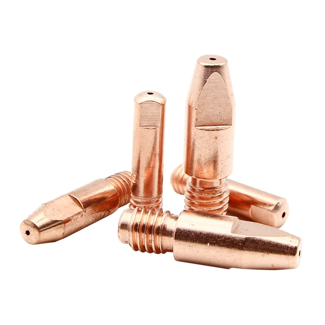 Good Performance Copper Contact Tips Binzel for Mig Welding 0.8/1.0/1.2/1.6mm
