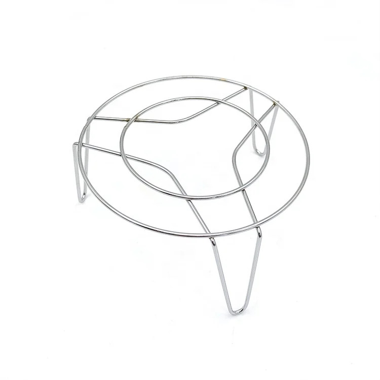 Stainless Steel Trivet Rack with Leg Heavy Duty Pressure Cooker Steamer Kitchen