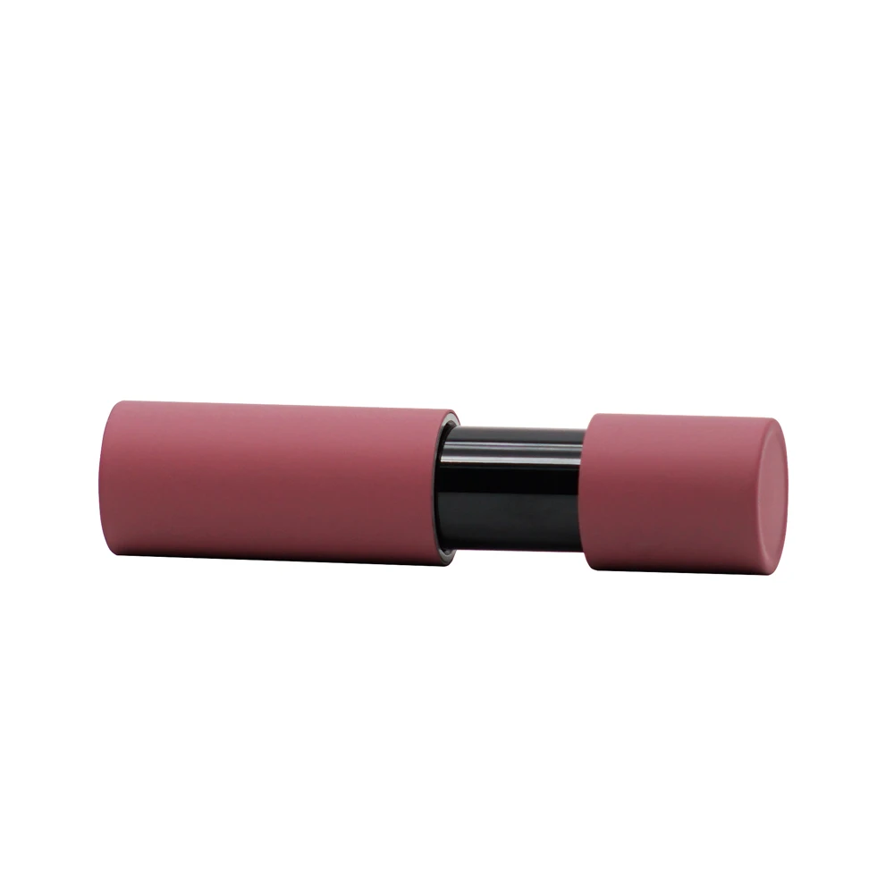 
High Quality Lip Balm Containers Rubber Spraying Aluminum Magnetic Lip Balm Tubes 
