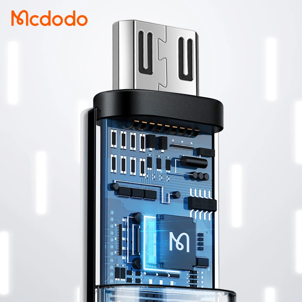 3Ft 5Ft Auto Power Off Led Charging Cable QC4.0 QC3.0 Fast Charging Android Cable Micro Usb Data Charging Charger Cable