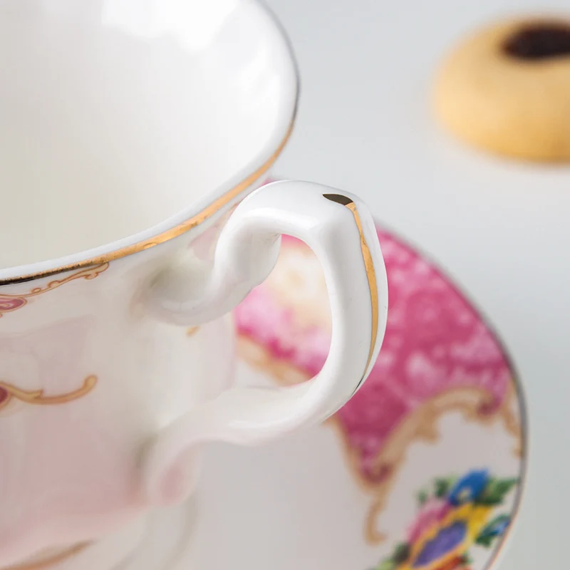 Vintage German Porcelain Ceramic Tea and Coffee Cup Set
