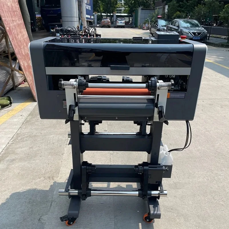 A3 UV DTF Printer 30CM XP600 crystal label all in one ab film printing Machine Glass Ceramic Acrylic Gold AB film foil Printing