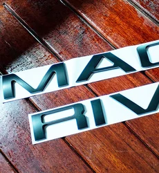 ABS 3D Matte Black Raised Tailgate insert Letters Decals For Ford MAVERICK 2022 2023 tailgate inserts