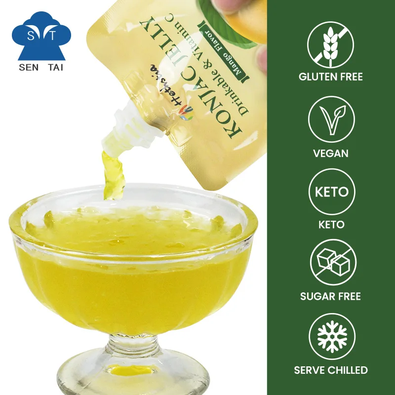 Конжак закуска нежирный сладкий вкус ширатаки желе фруктовый манго со вкусом конжака Желе Напиток