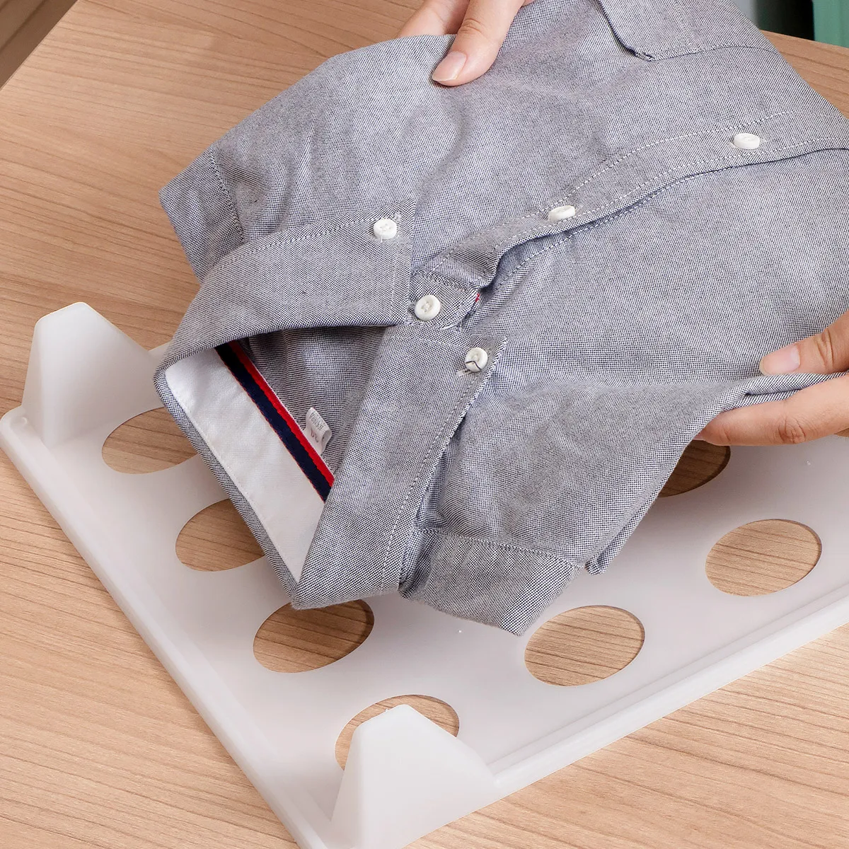 5 Pack T-Shirt Organizer Clothes Folding Trays Stackable Shirt Receipt Board Closet Organizer for Clothes Organization