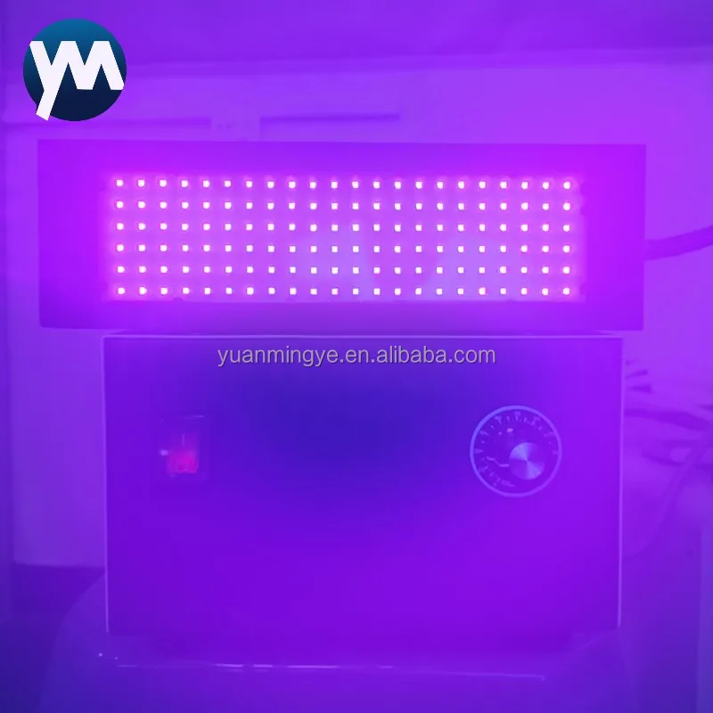 China Factory Customize 350W Portable Handle uv led curing Lamp Air Cooled flatbed 395nm