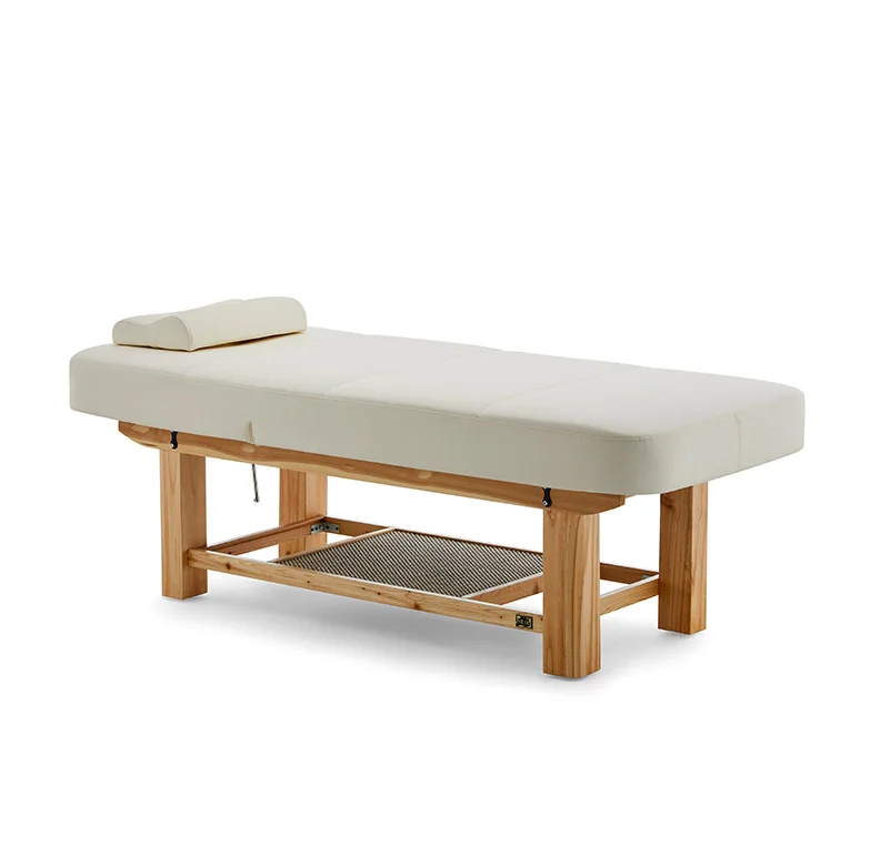 High quality Beauty Salon Massage Facial Bed For Tattoo and Solid Wood Thai Massage Bed