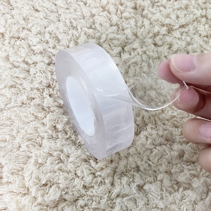 Double Sided Tape - Nano Tape 3 m, 3 cm - Removable Reusable Adhesive Tape, Transparent Tape