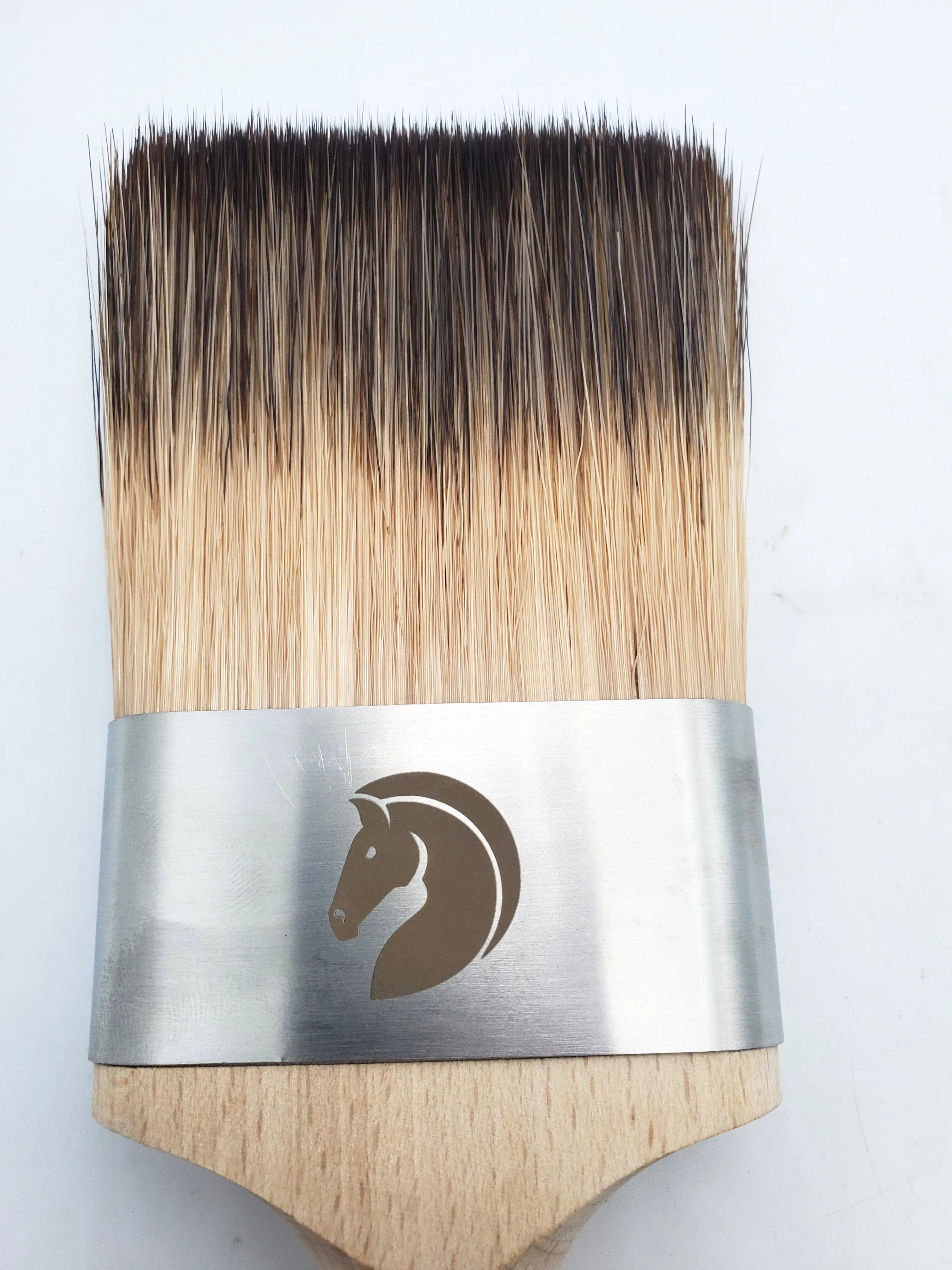 chopand new production high quality Seamless horse logo paint roller nylon brush wooden handle paint brush