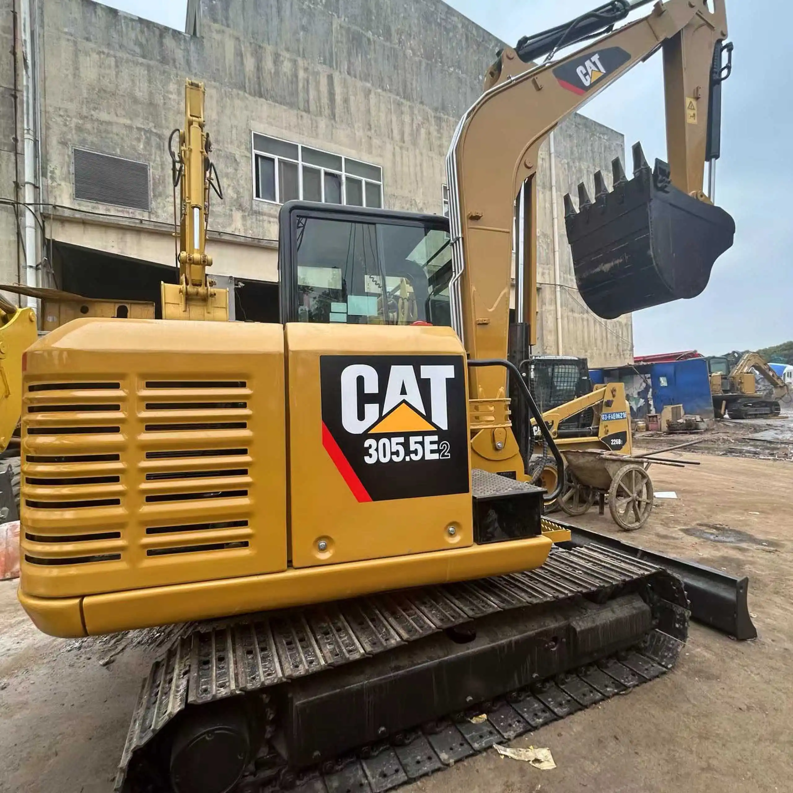 Экскаватор 5 5-тонный строительная машина Cat305.5e2 Cat306 гусеничный гидравлический экскаватор по самой дешевой