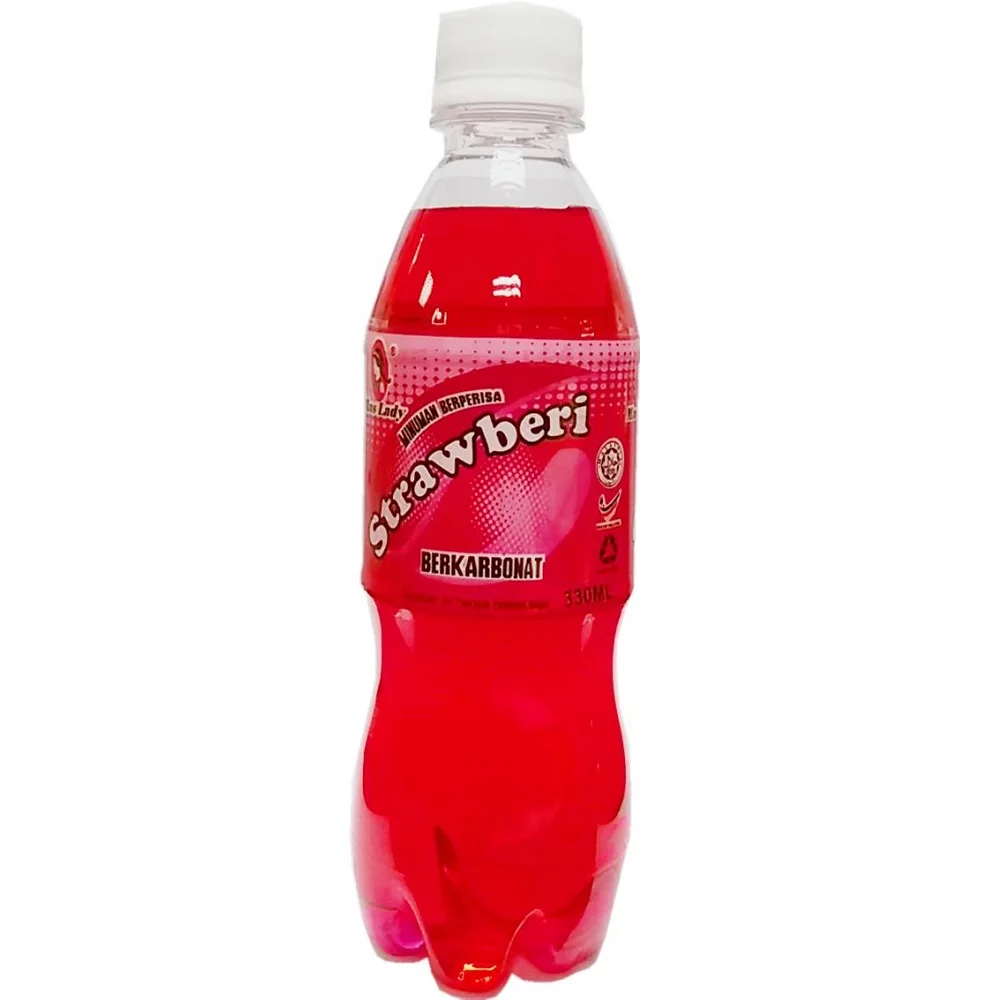 Hot Selling Strawberry Soft Drinks Sparkling Fruits Fizzy Drinks Beverages Bottles Strawberry Carbonated Drinks