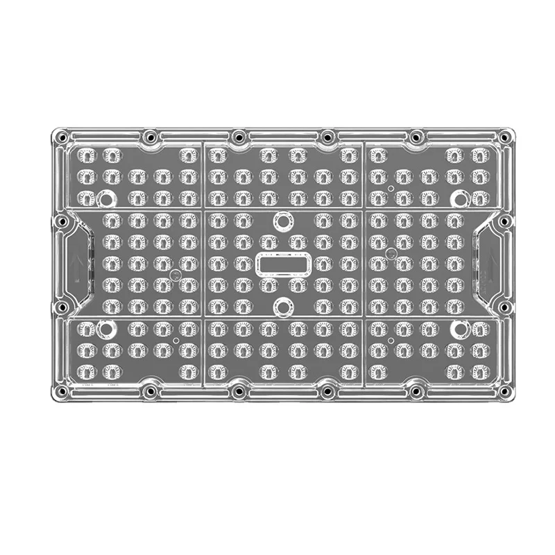144in1 large multi lens  LED lens  street lighting lens  70X140 degree 236X140 mm SMD3030
