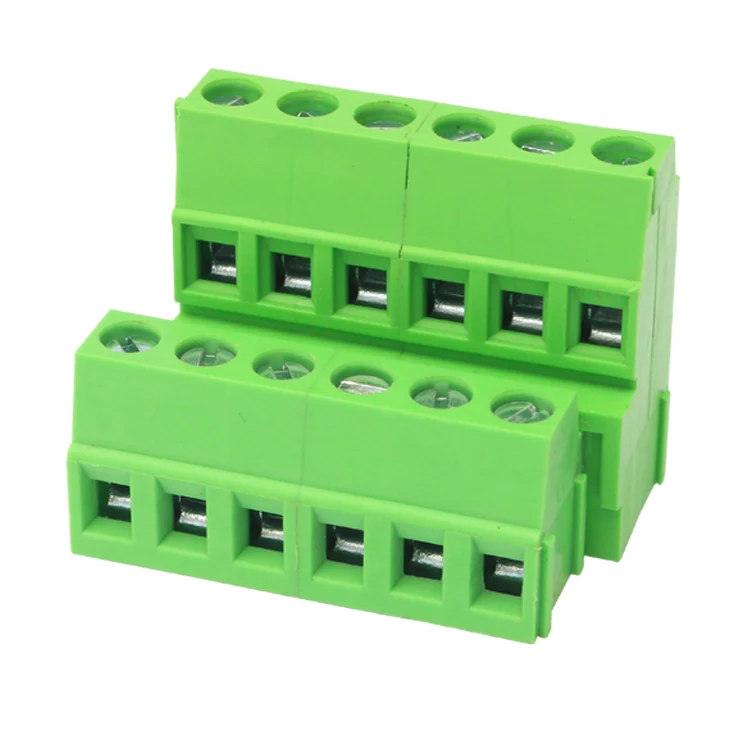 WANHAI Double level electronic components pcb terminal block pitch 5.08mm