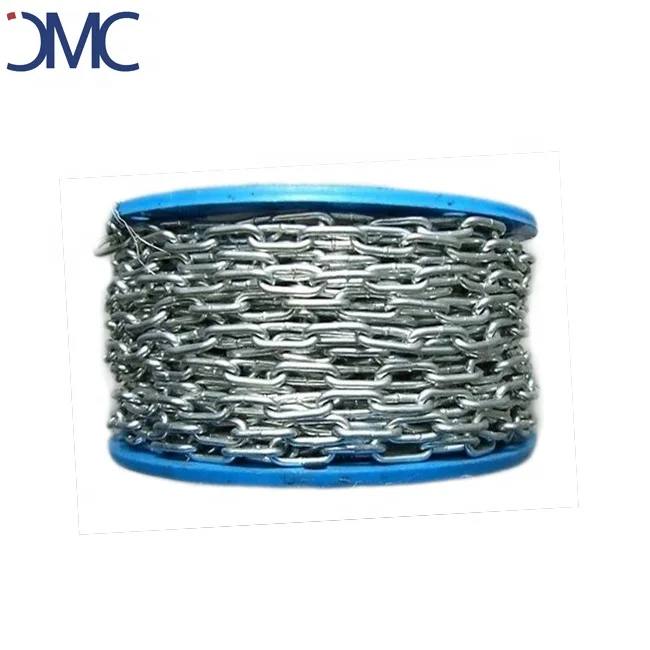 Zinc Plated Short/Long link steel chain DIN5685A/C