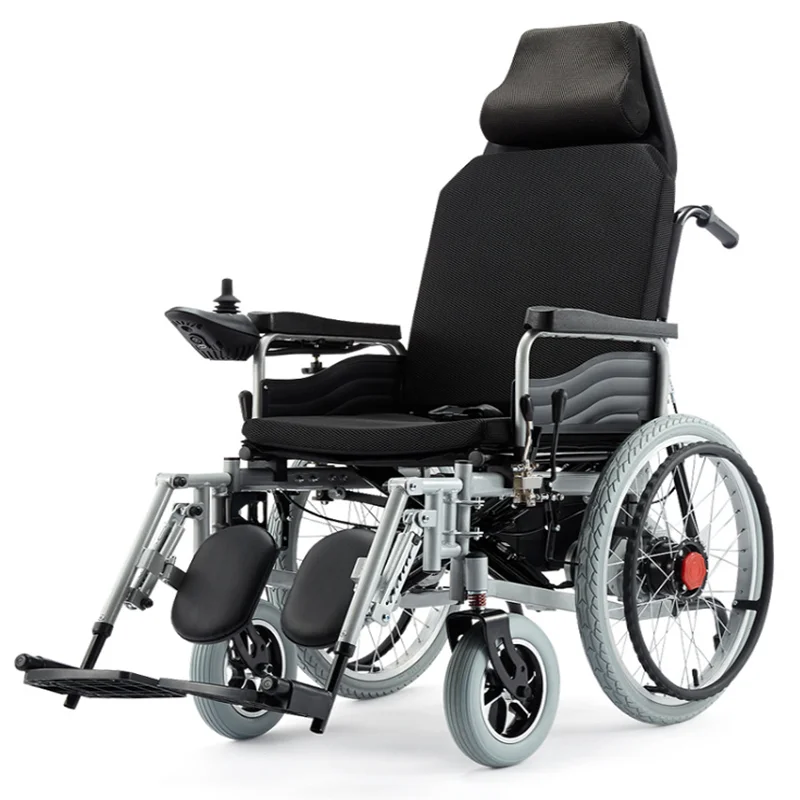 Folding Lightweight Elderly Electric Wheelchair Handicapped Lightweight Wheelchair Boutique Wheelchair