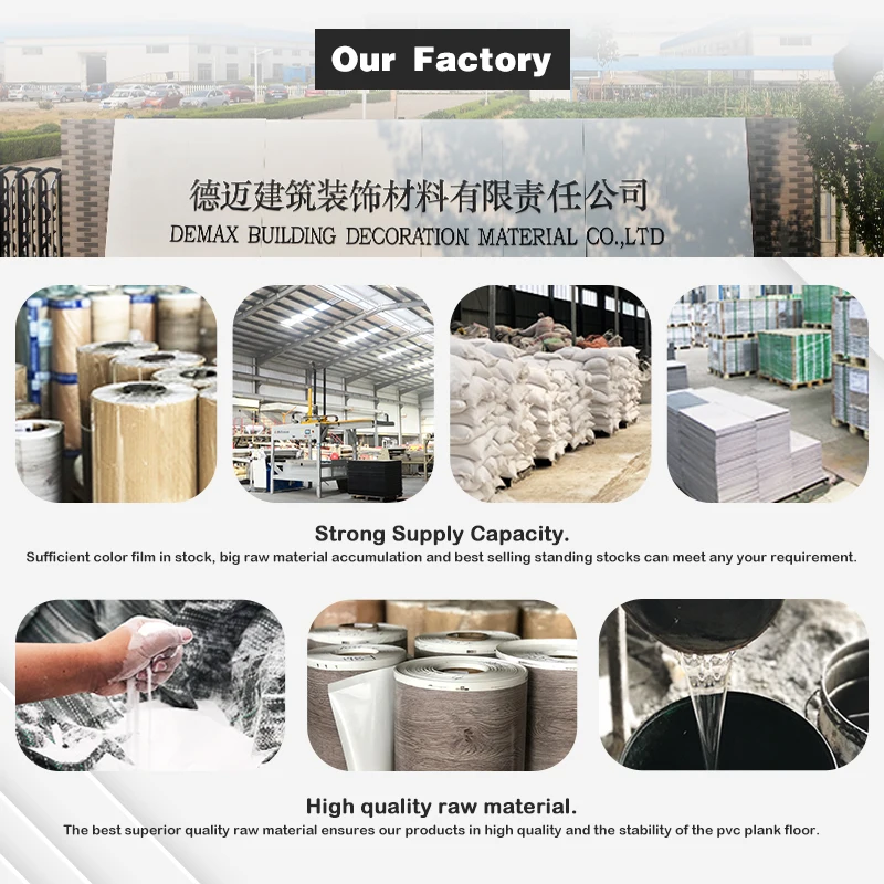 China Supplier High Dimensional Stability Extrusion Spc LVT Click Vinyl Floor Plank Free customization sample