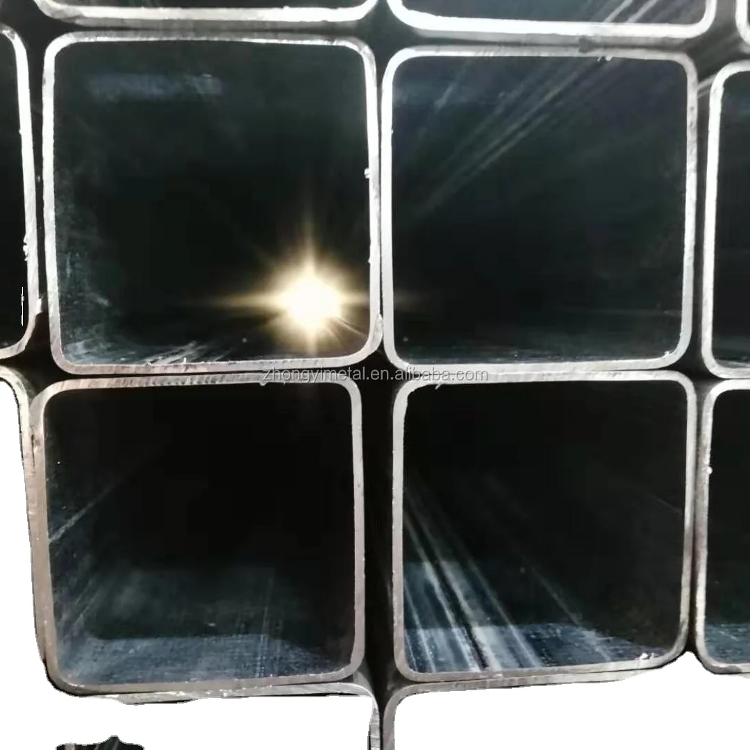 Galvanized Square Rectangular Steel Hollow Sections Steel Pipe Connector Perforated Tubing
