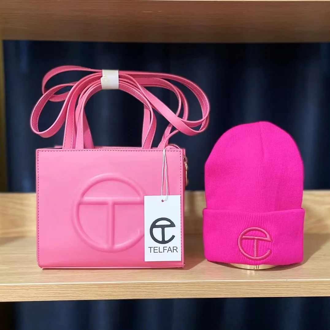 2021 black people brand telfar bag set custom large telfar bag and hat set ugh telfar handbags