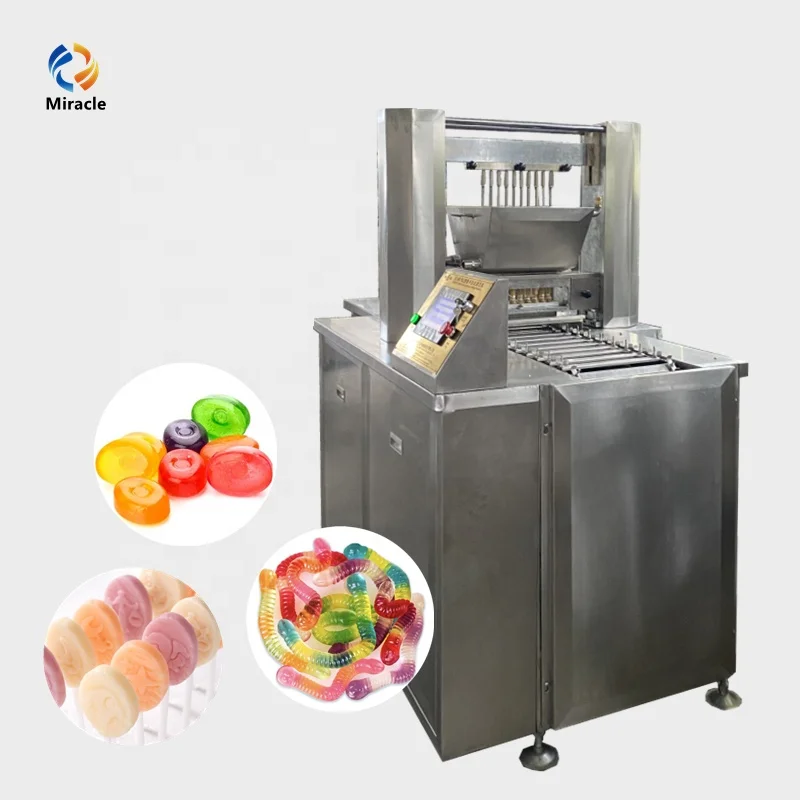 Semi-auto Gummy Candy Machinery Soft Jelly Making Machine Hard Confectionery Depositor