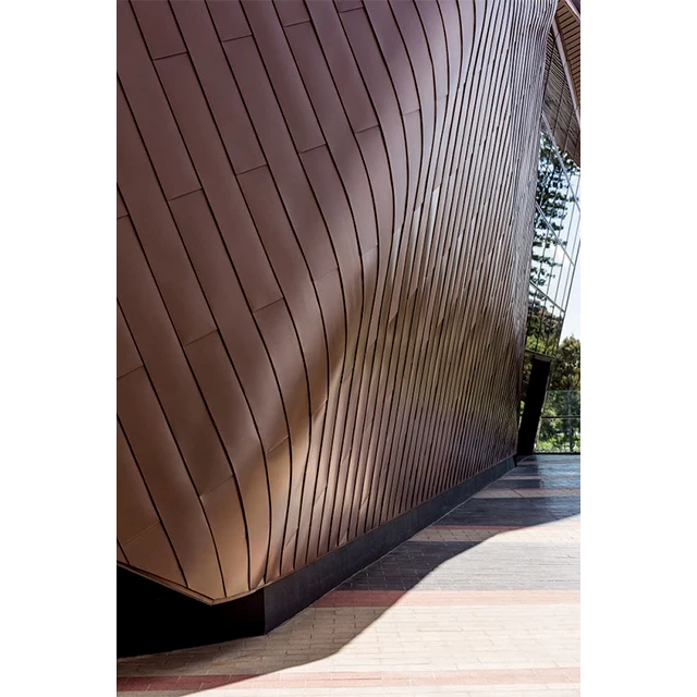 Exterior Metal Solid Aluminum Panel Tirai dinding untuk Hotel Cladding Design Panels perforation Wall Facade