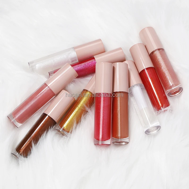 L409 Top selling vegan glitter lipgloss glossy lip gloss amazing plumper lipgloss private label