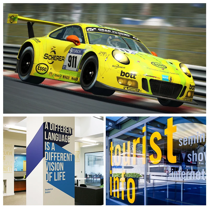 Five year satin vinyl cut color factory color cutting vinyl advertising  oracal 651 vinyl