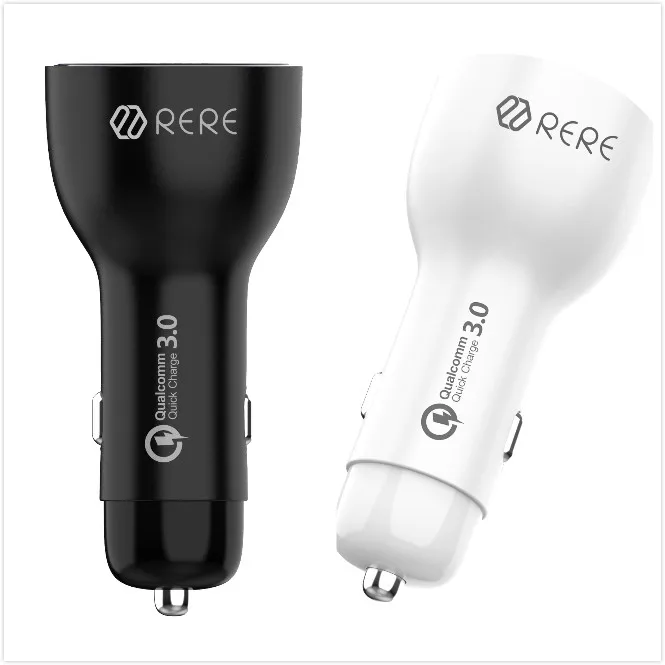 36W QC3.0 LED Car Charger Used for Samsung Xiaomi Qualcomm Devices