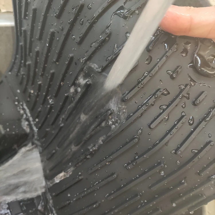 GOURMAID Hot Sales Silicone Draining Mat Silicone Placemat Dish Drying Mat