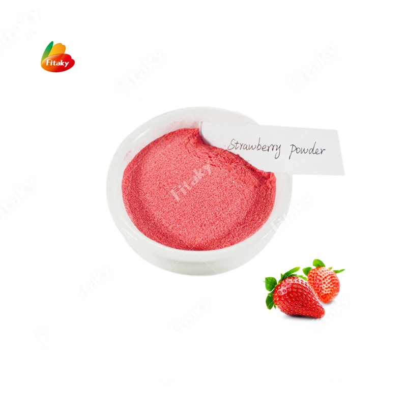 Natural Strawberry Powder Strawberry Freeze-Dried Powder Organic Strawberry Powder Freeze-Dried Products